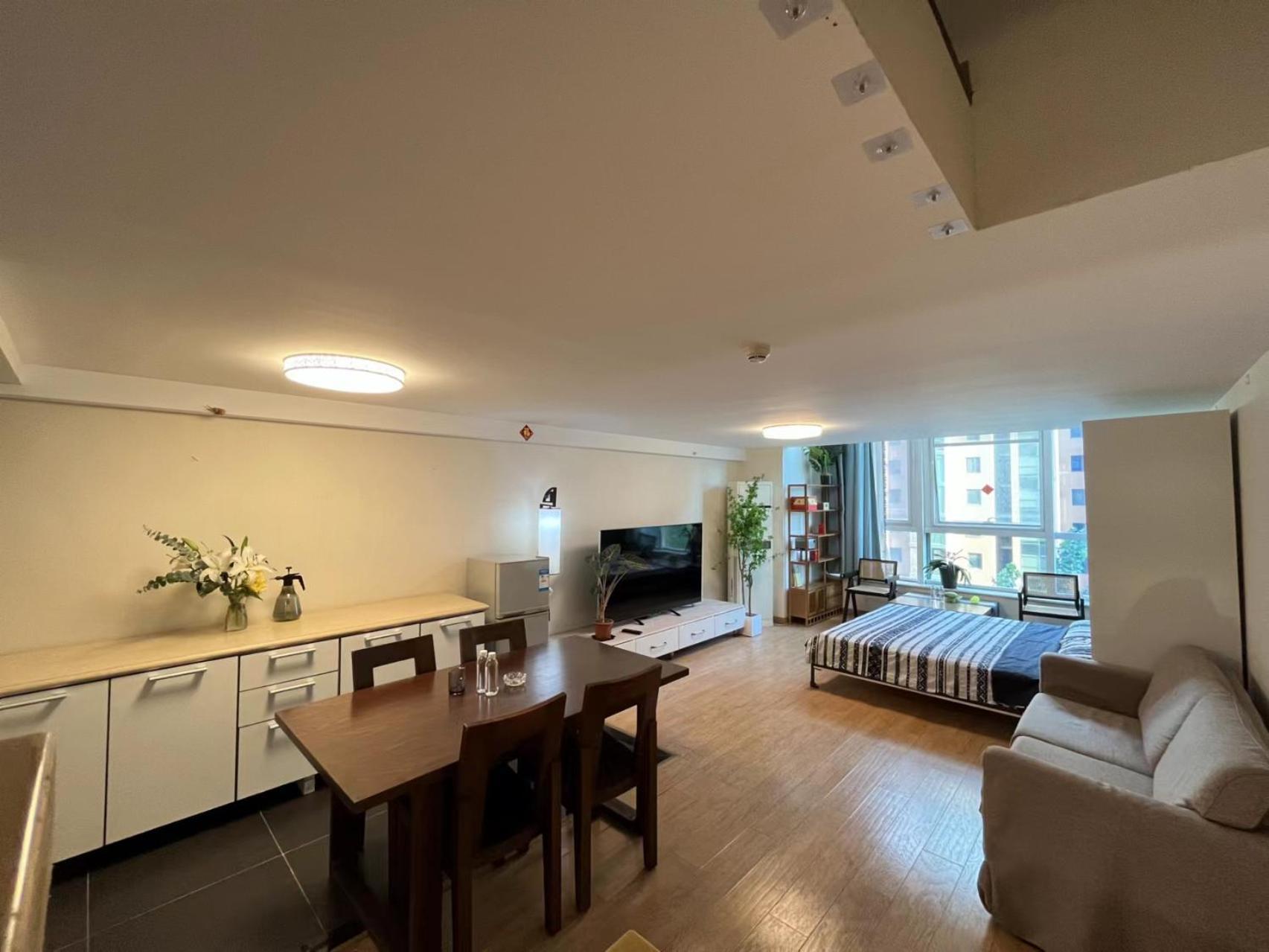 Chaoyang Joy City Hardcover Apartment ปักกิ่ง ภายนอก รูปภาพ