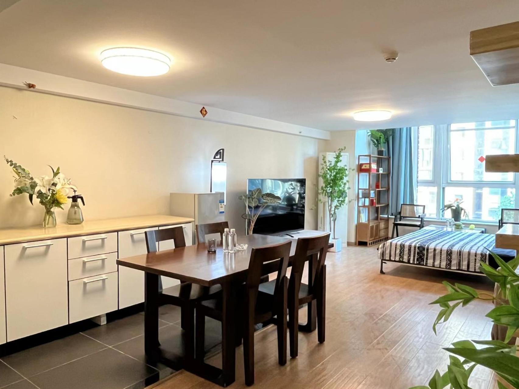 Chaoyang Joy City Hardcover Apartment ปักกิ่ง ภายนอก รูปภาพ