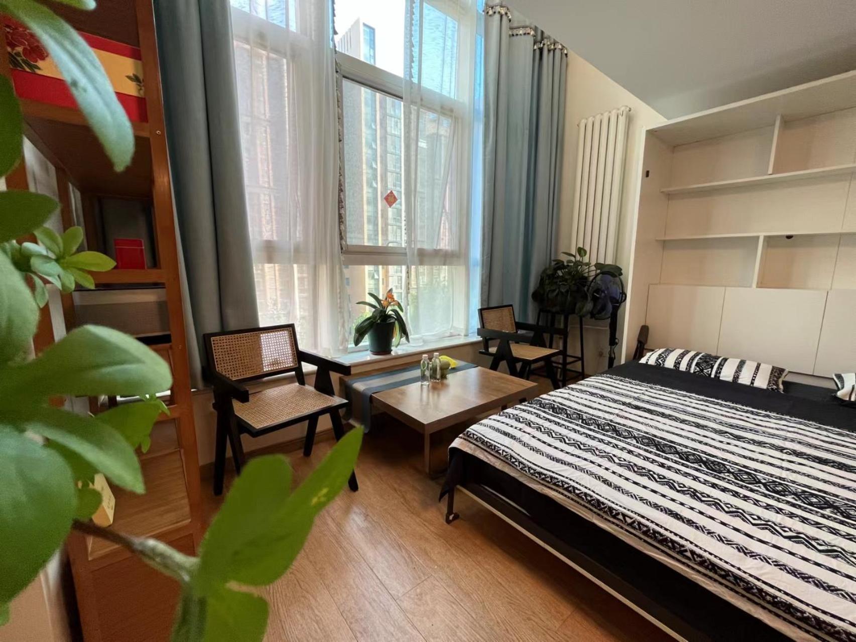 Chaoyang Joy City Hardcover Apartment ปักกิ่ง ภายนอก รูปภาพ