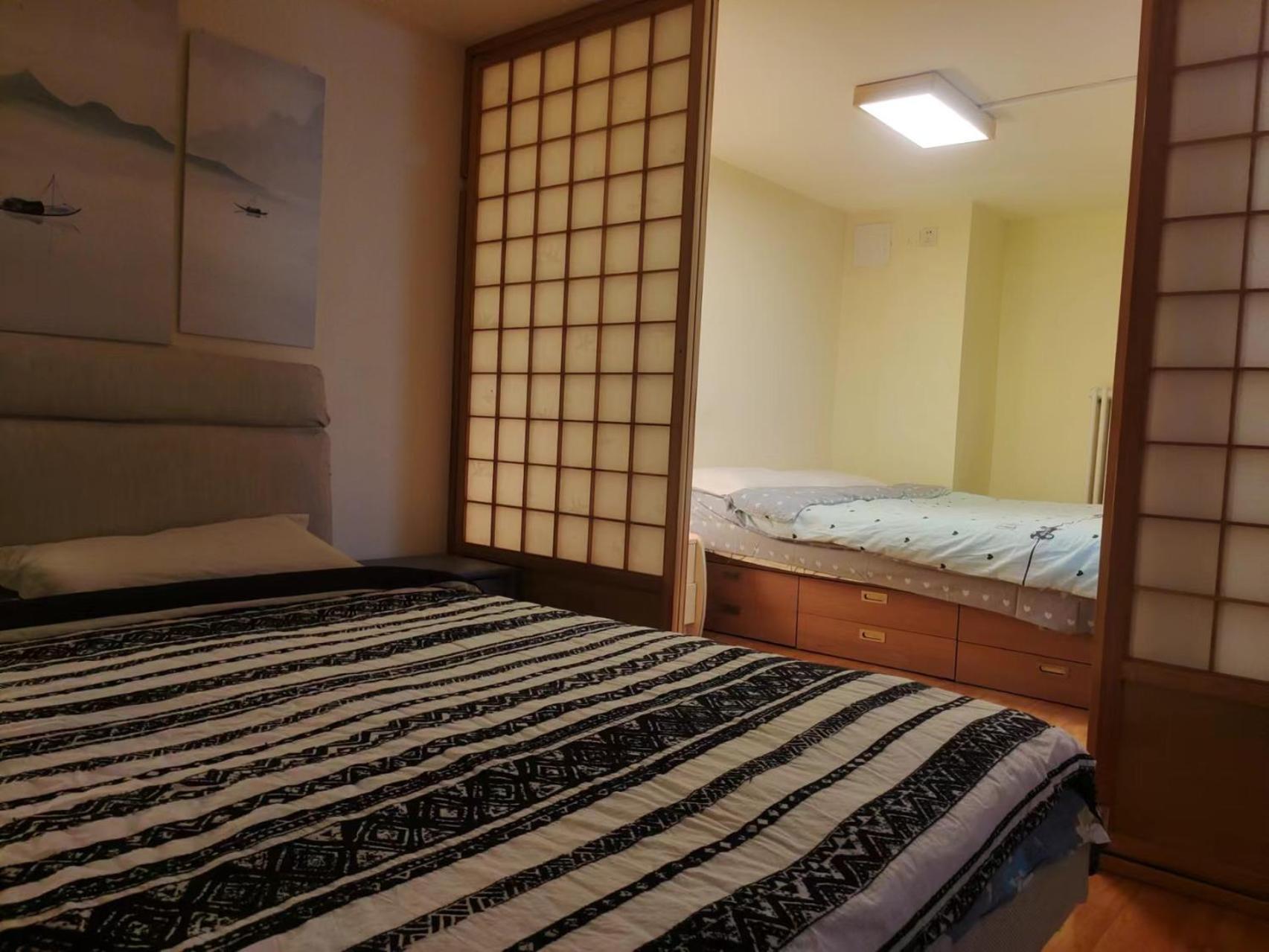 Chaoyang Joy City Hardcover Apartment ปักกิ่ง ภายนอก รูปภาพ