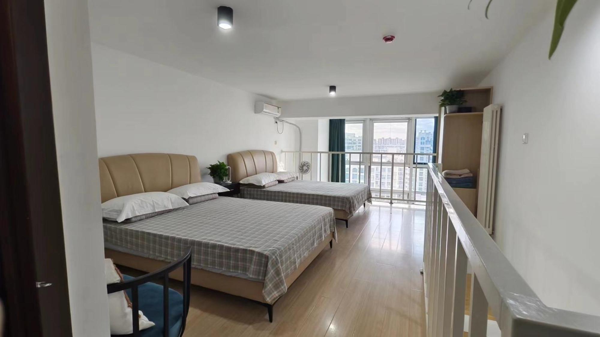 Chaoyang Joy City Hardcover Apartment ปักกิ่ง ภายนอก รูปภาพ