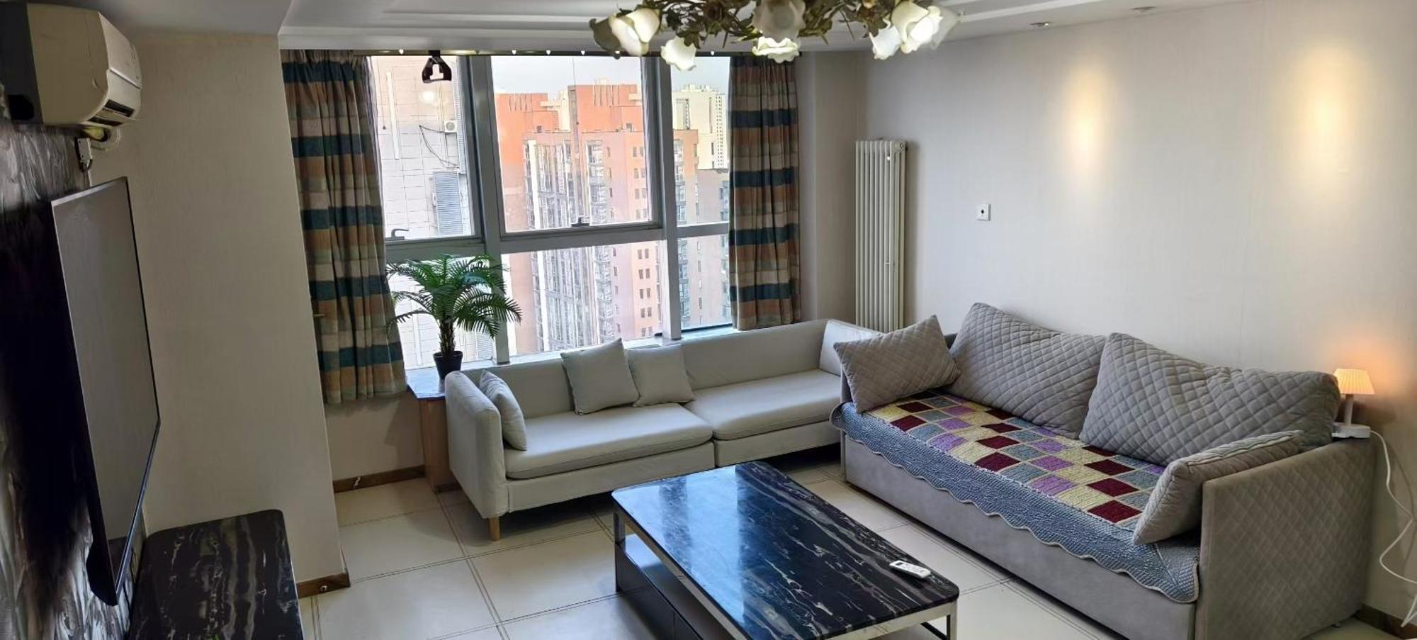 Chaoyang Joy City Hardcover Apartment ปักกิ่ง ภายนอก รูปภาพ